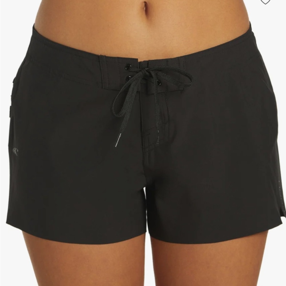 NWT O'Neill Women's Onshore Stretch 3" Boardshort, Black size 13 (large)